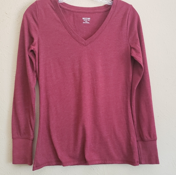 4/$25 Two Mossimo Supply Solid Long Sleeve Shirts - Picture 2 of 16